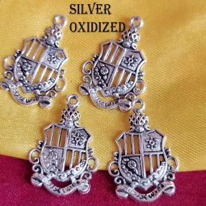 10/Pcs Pkg. Knighthood Charms for Jewelry Making in Size about 19X28MM