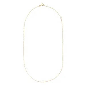 9kt Gold Diamond Cut Chain Necklace