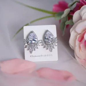 Anna - Bridal Crystal Studs