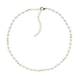 Baroque Pearl & Gold Necklace