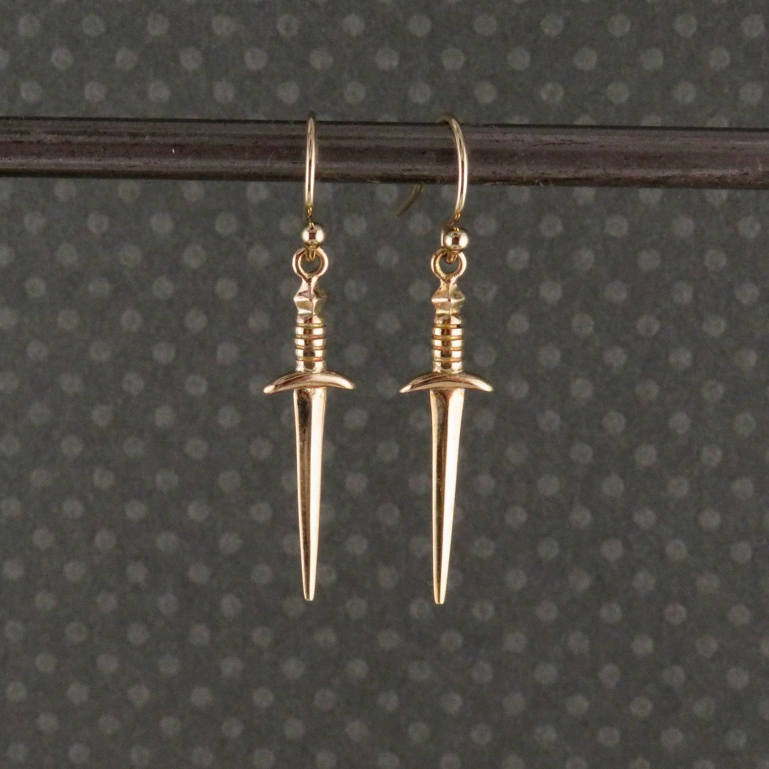 Bronze Dagger Earrings - Medium