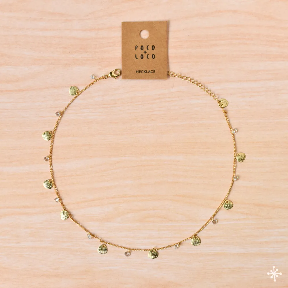 Chain Necklace Gold - Shell
