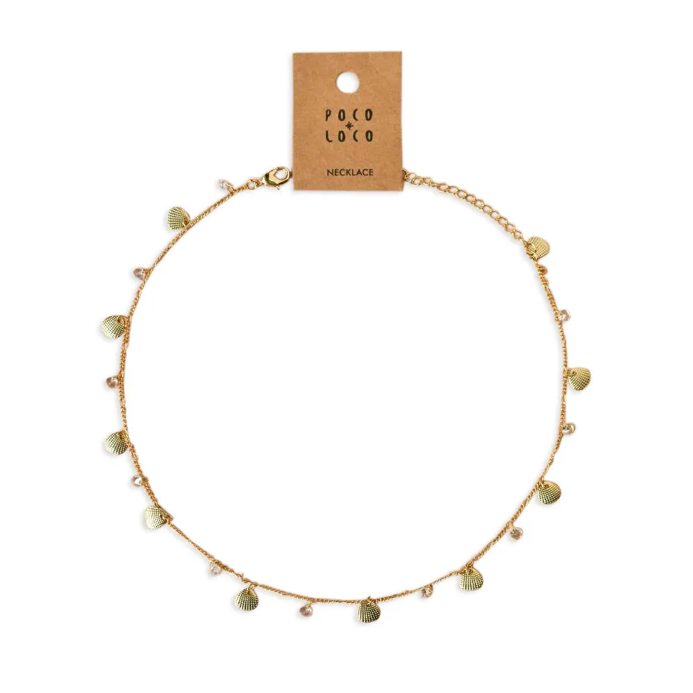 Chain Necklace Gold - Shell
