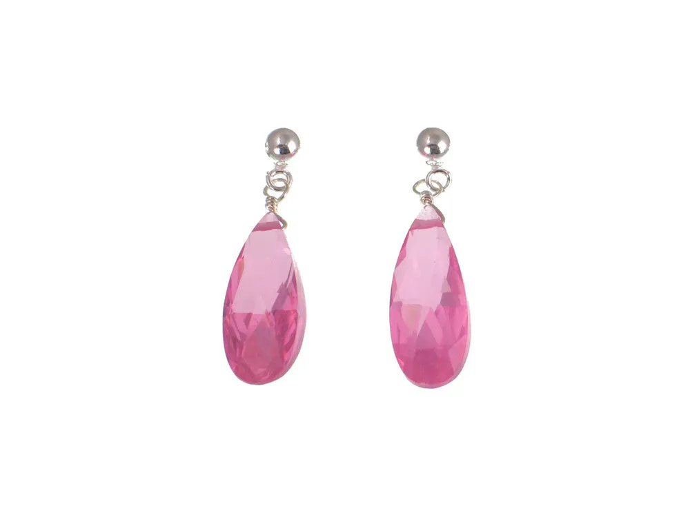 Crystal Drop Earrings Small