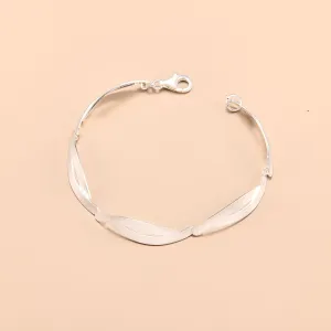 Curved Criss-Cross Bracelet