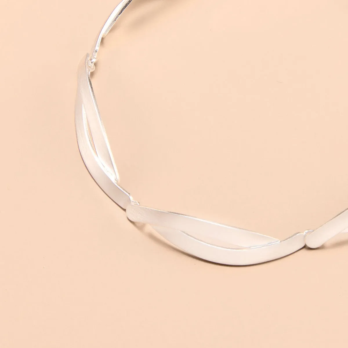 Curved Criss-Cross Bracelet