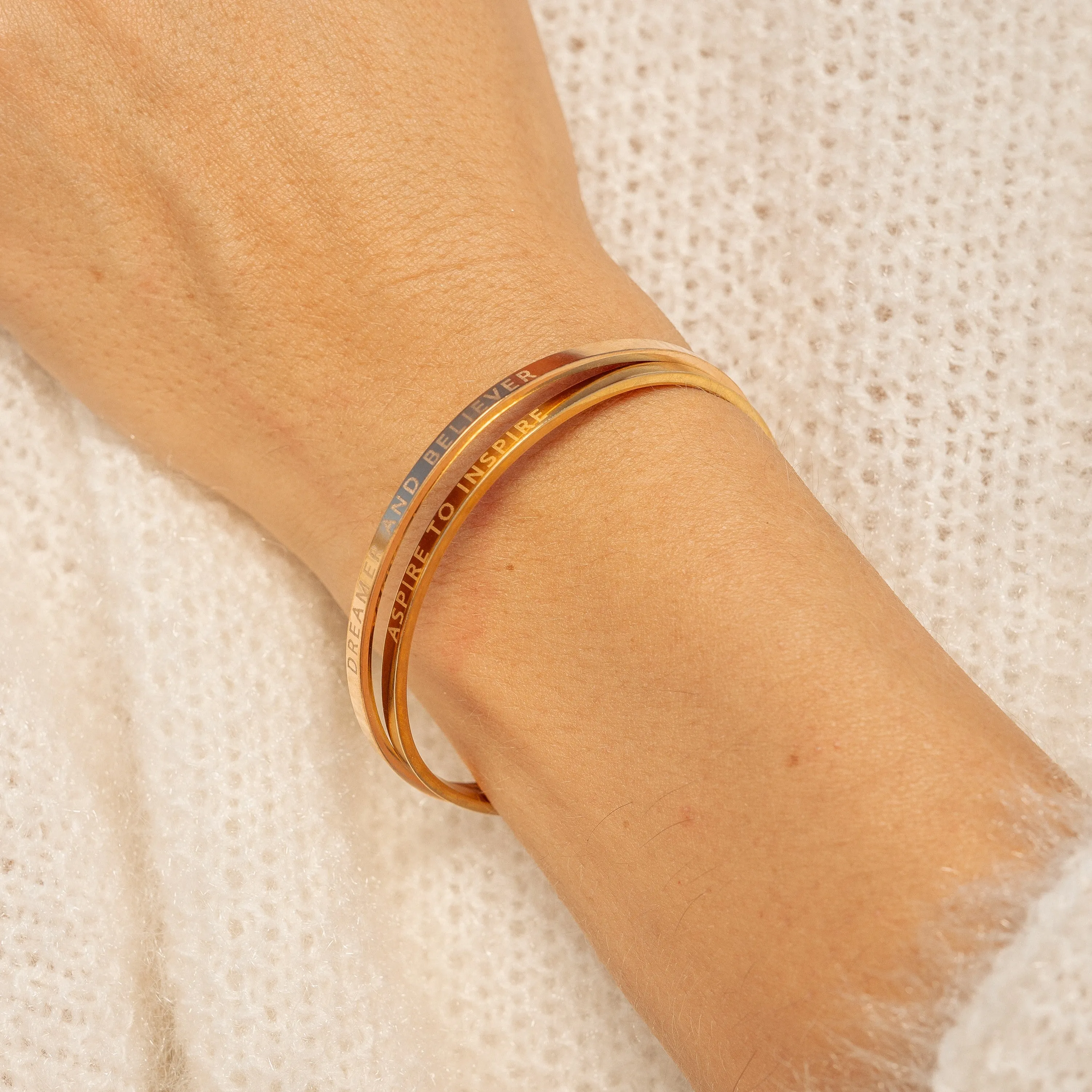 Custom Couple Set Thin Bracelets