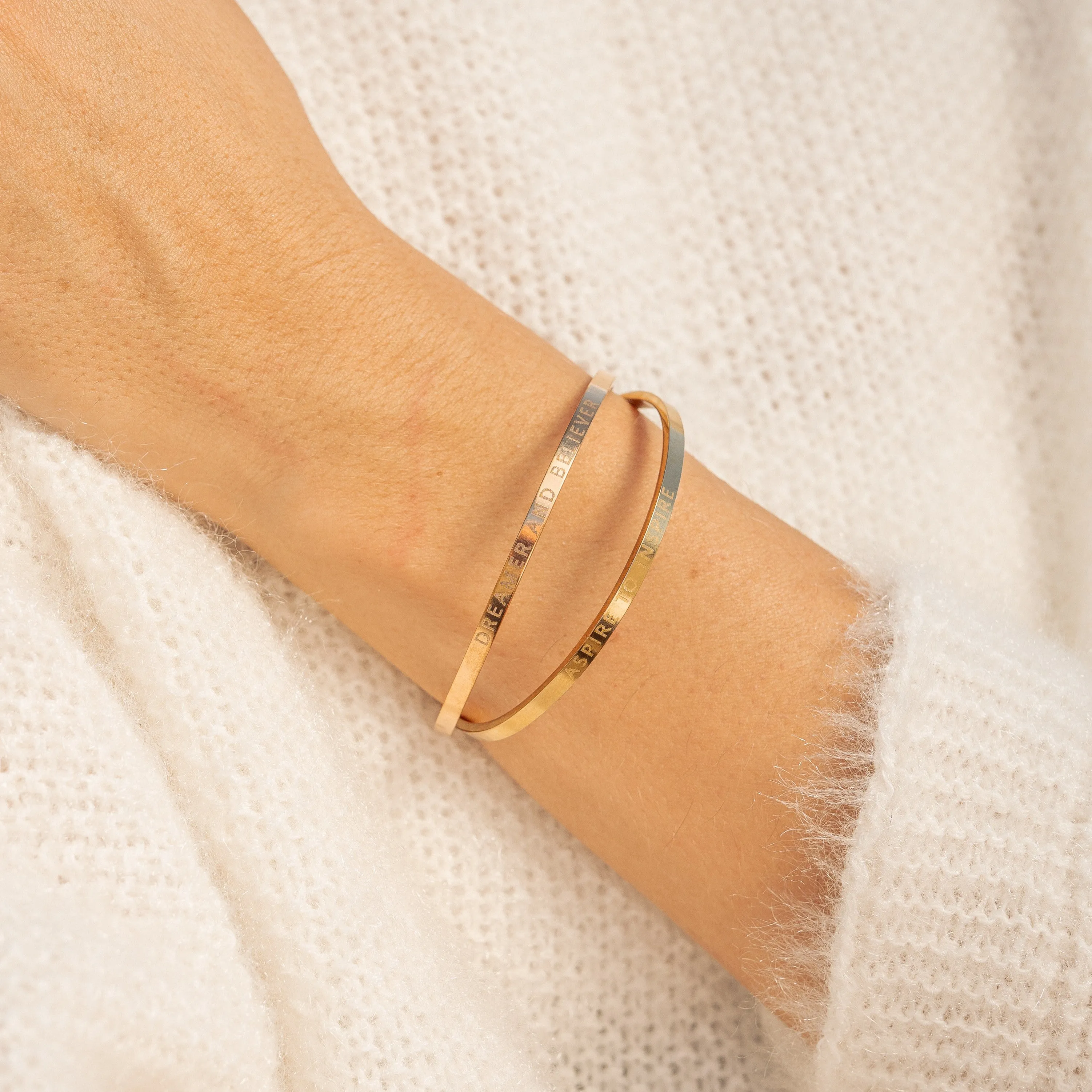 Custom Couple Set Thin Bracelets