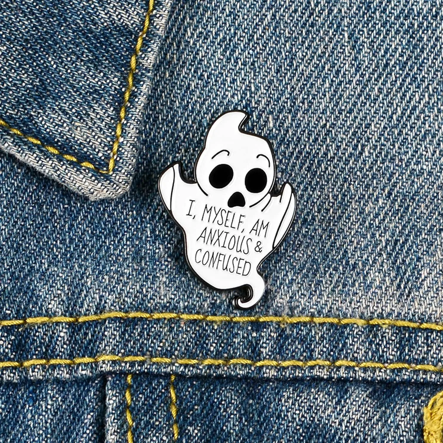 Cute Pins Backpack Pins Alloy Enamel Brooch Cat Funny Cat Brooch Cowboy Badge Pin for Bookbags Clothes/Jackets & Hat Decoration
