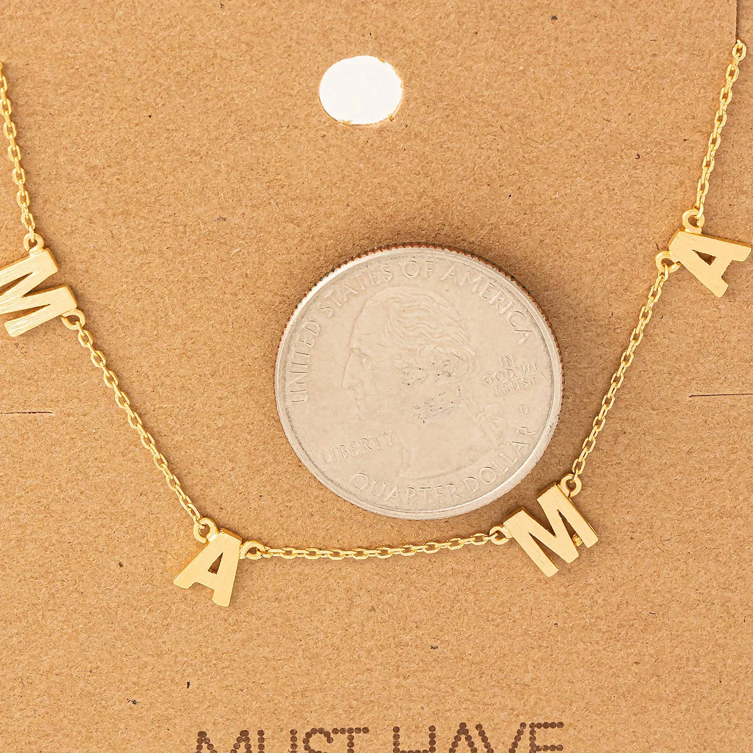 Dainty Mama Station Charm Necklaces