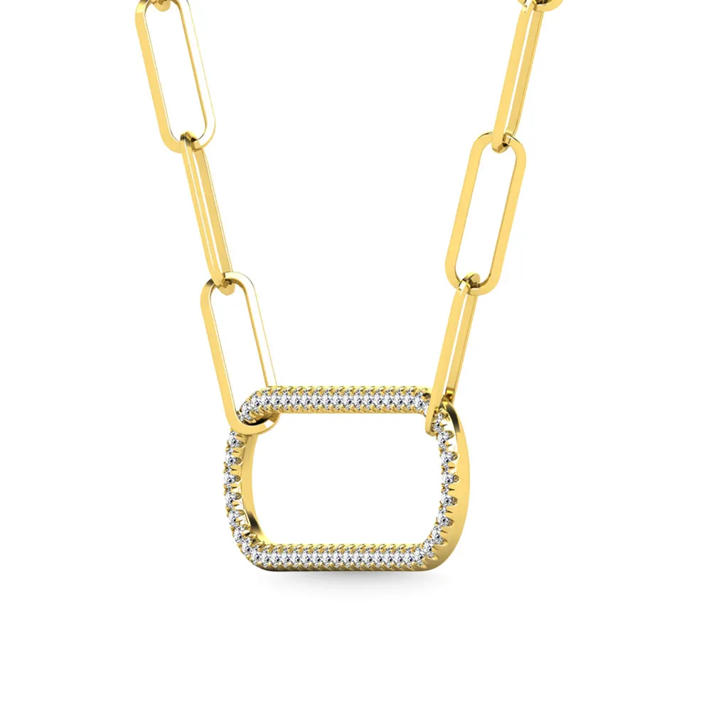 Diamond 1/5 Ct.Tw. Fashion Pendant in 10K Yellow Gold