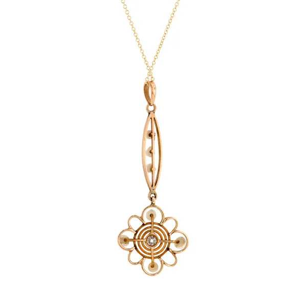 Diamond & Pearl Lavalier