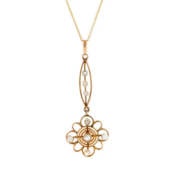 Diamond & Pearl Lavalier