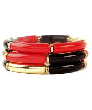 Gameday Metal Tube Bracelets