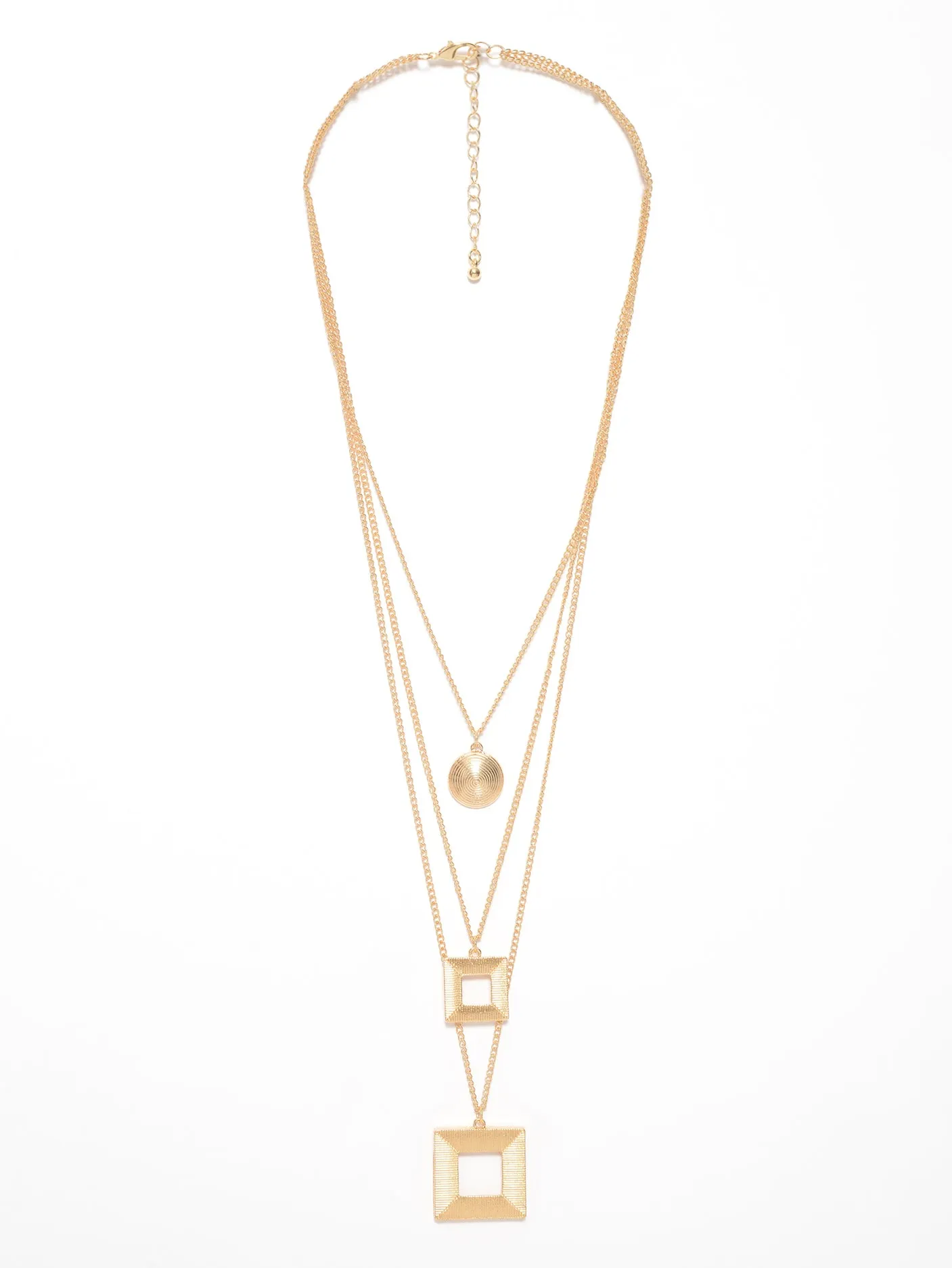 Geometric Pendants Necklace