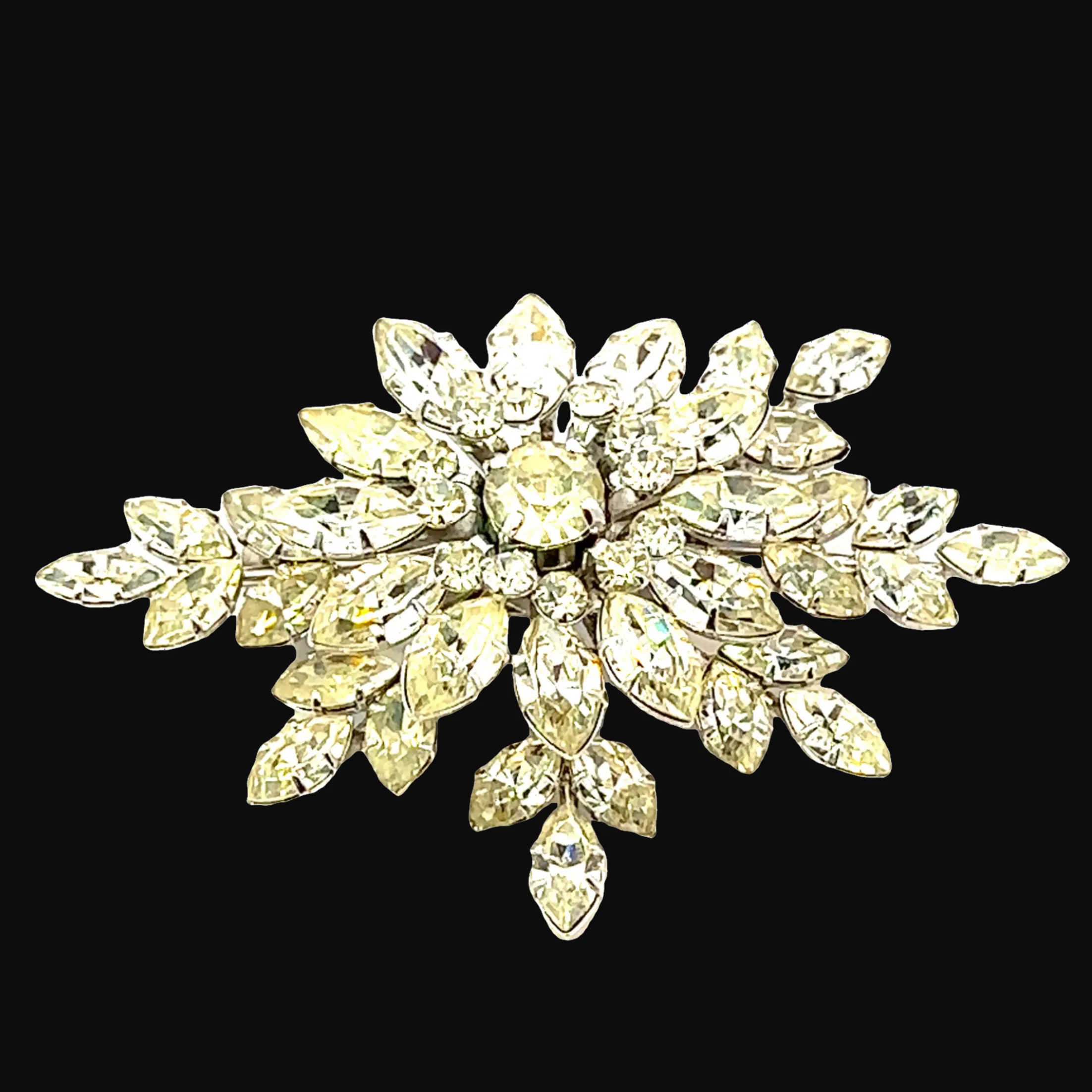 Glorious Vintage Jewel Crest Brooch