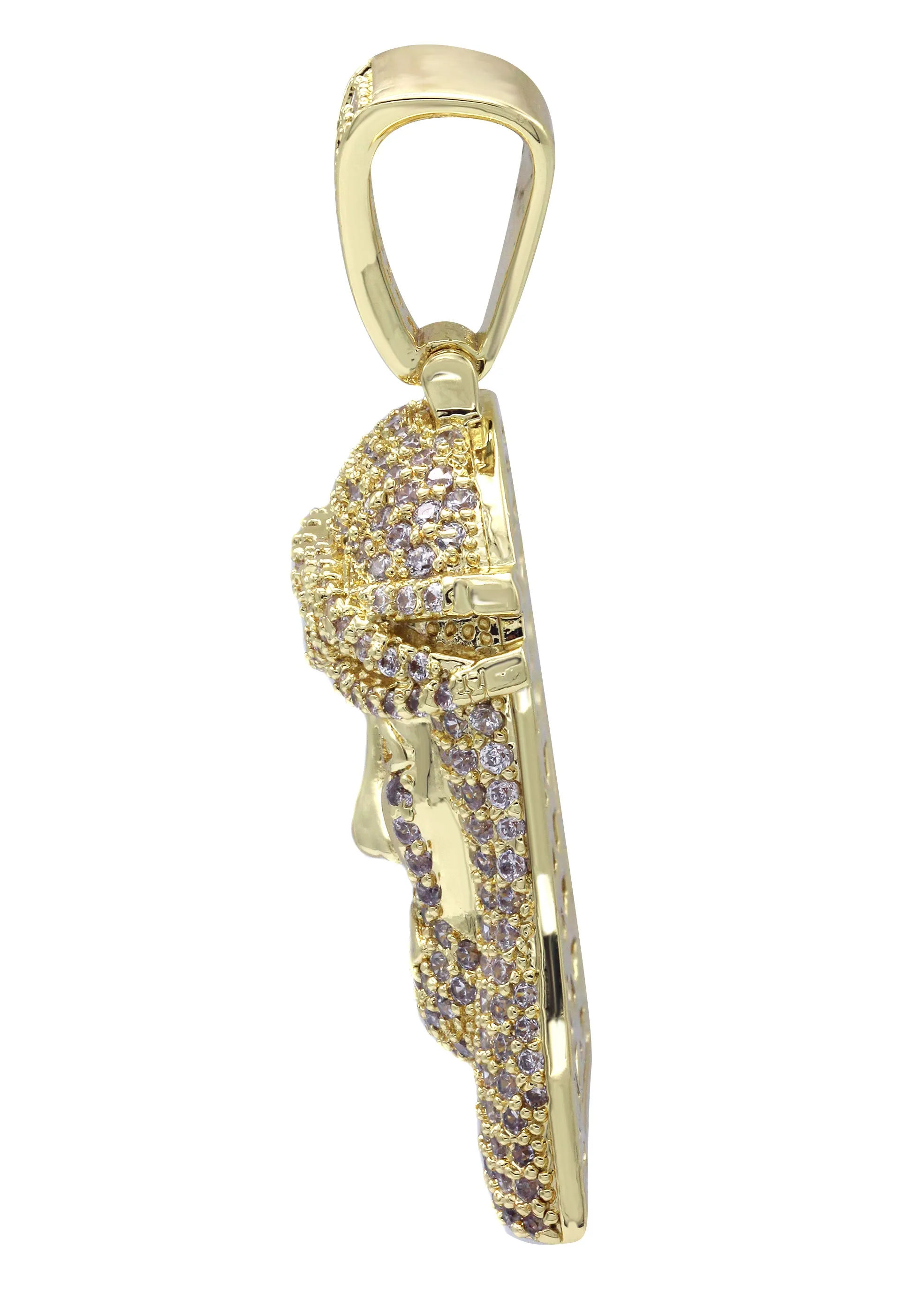 Gold Jesus Head Pendant | 14.8 Grams