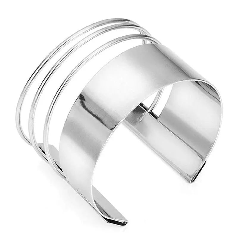 High-end exaggerated metal bracelet