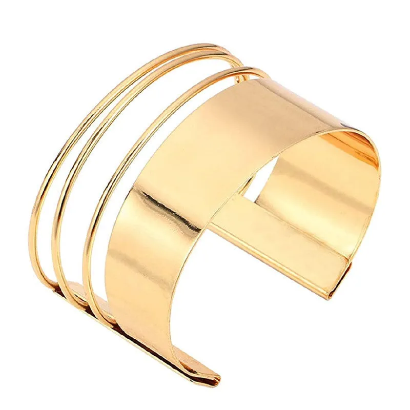High-end exaggerated metal bracelet