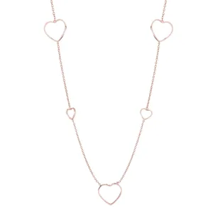 Italgem Open hearts necklace