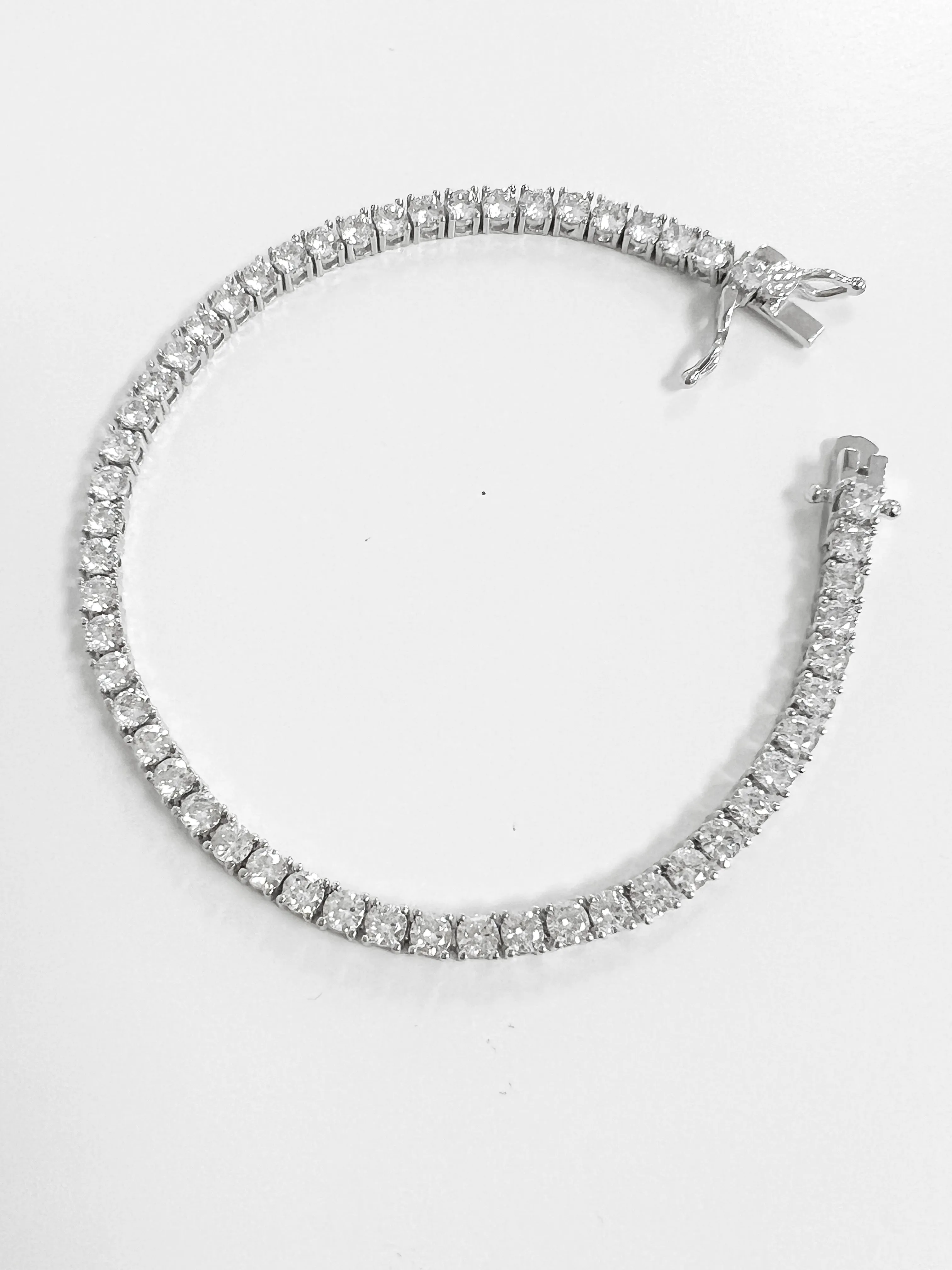 Jana - Tennis Bracelet (Silver)