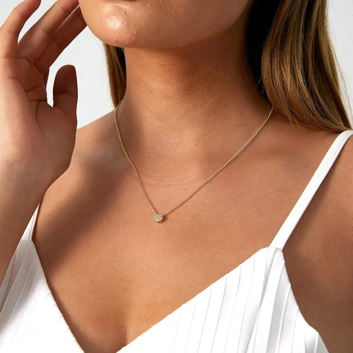 Kyerlyn Cubic Zirconia Diamond Necklaces