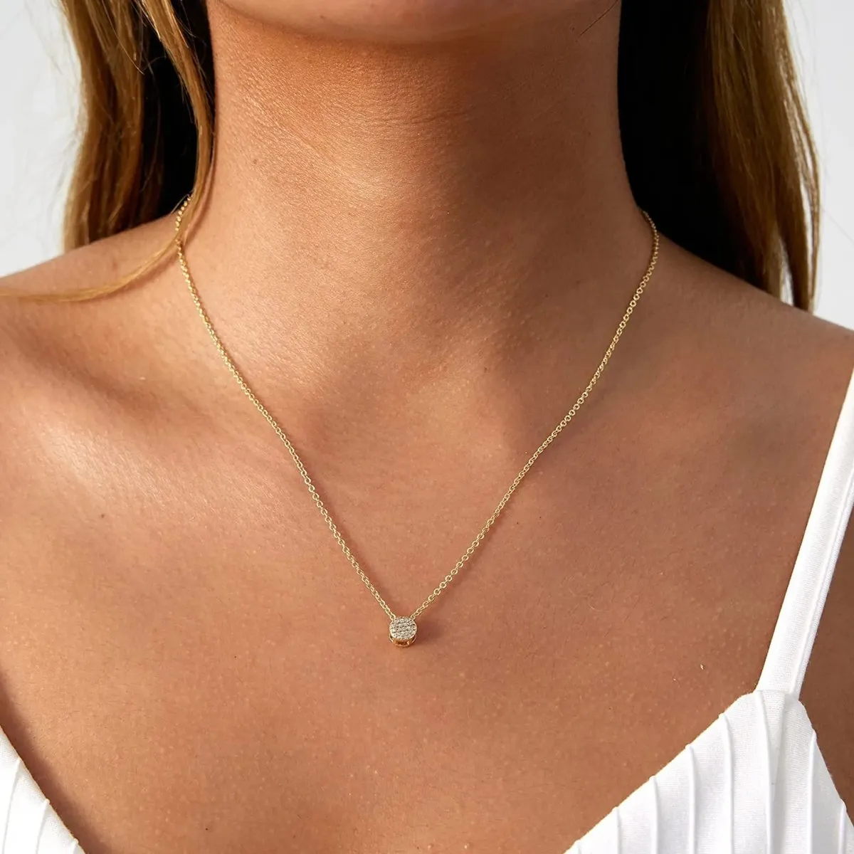 Kyerlyn Cubic Zirconia Diamond Necklaces