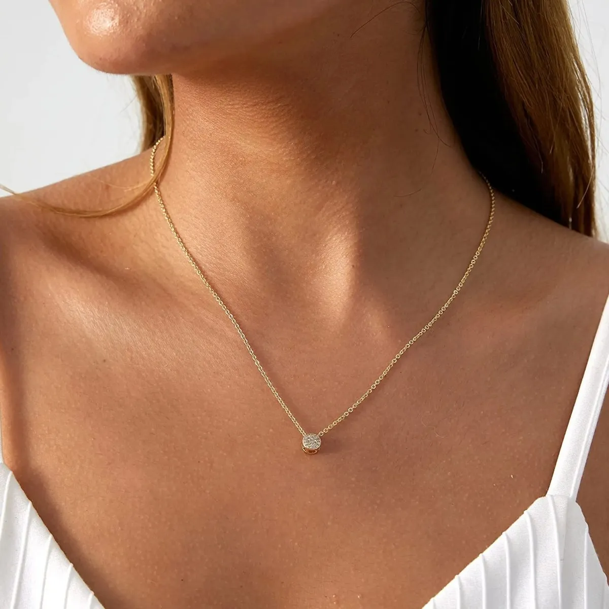 Kyerlyn Cubic Zirconia Diamond Necklaces
