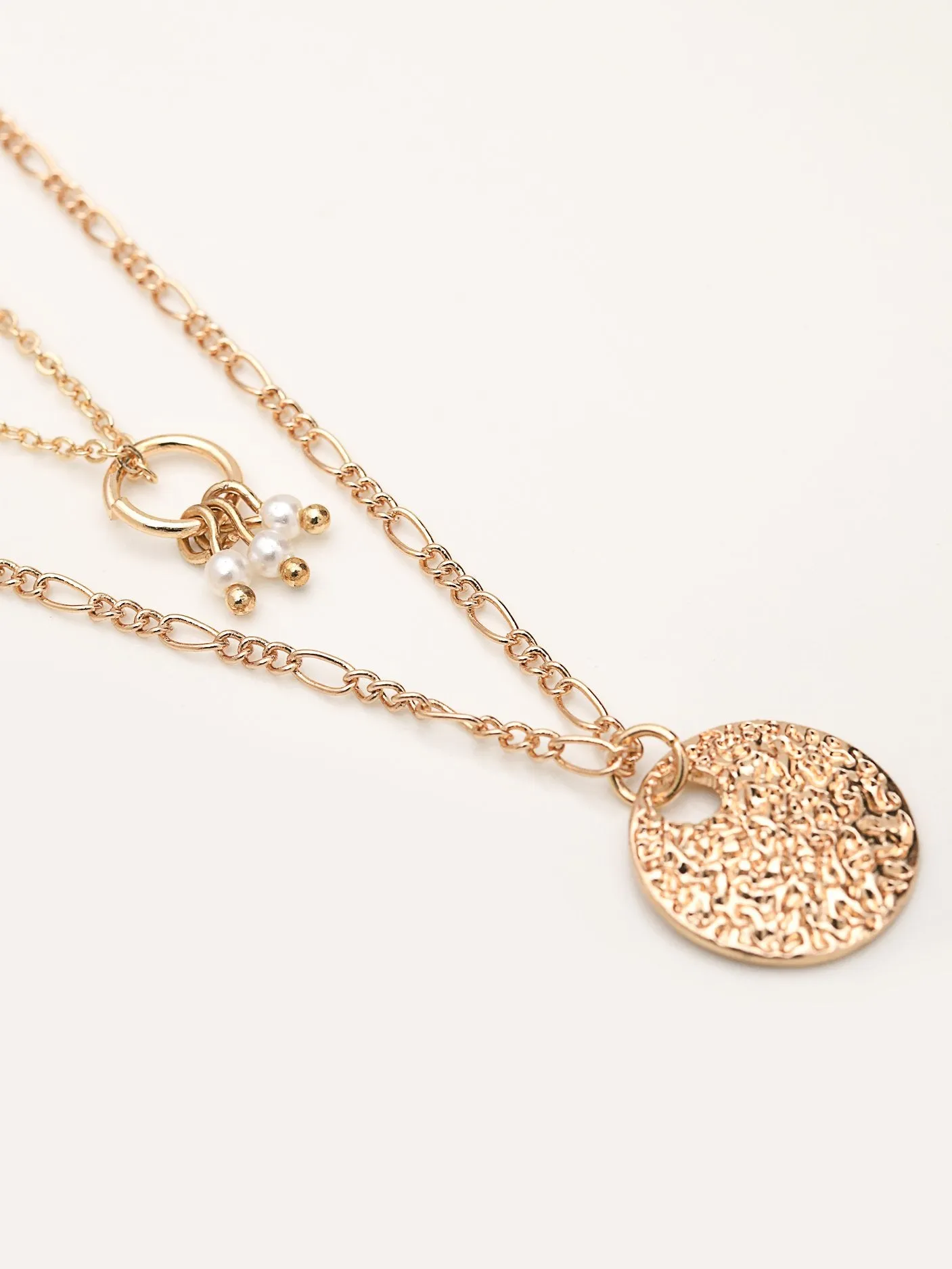 Layered Pendants Necklace