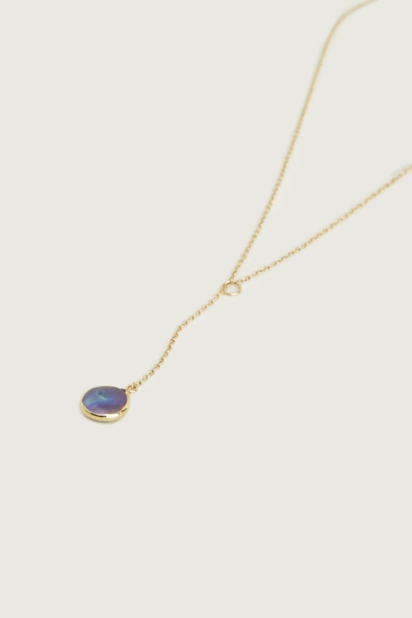 Leslie Francesca Pearl Lariat Necklace