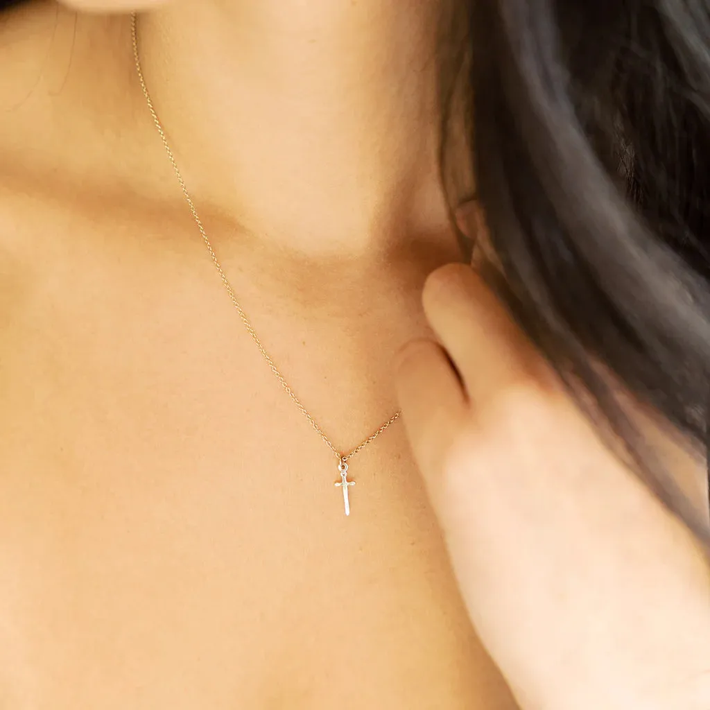 magic charm dagger necklace