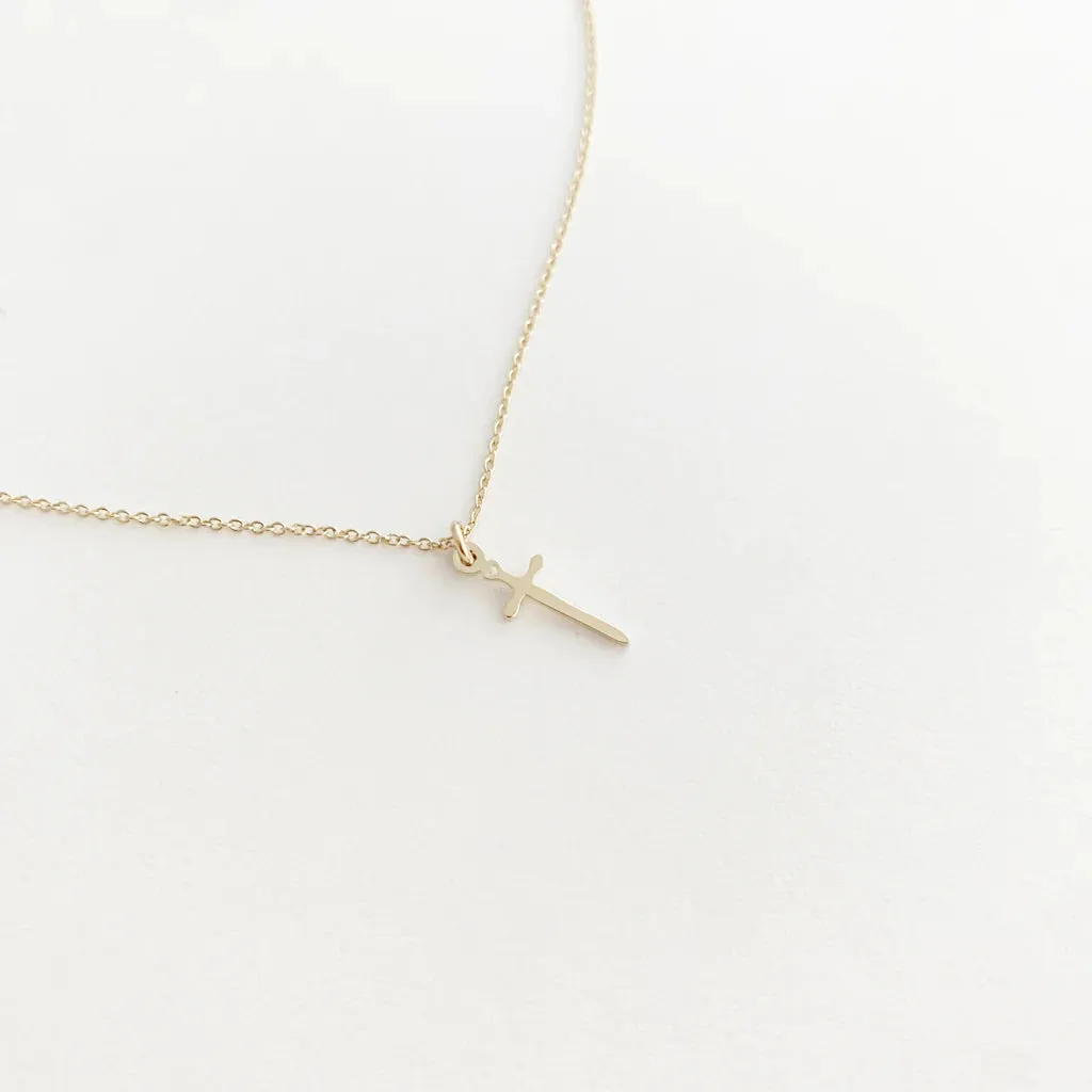 magic charm dagger necklace