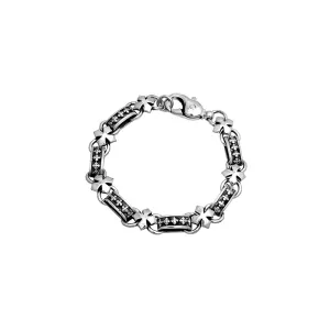 Men's Cross Light Link Bracelet