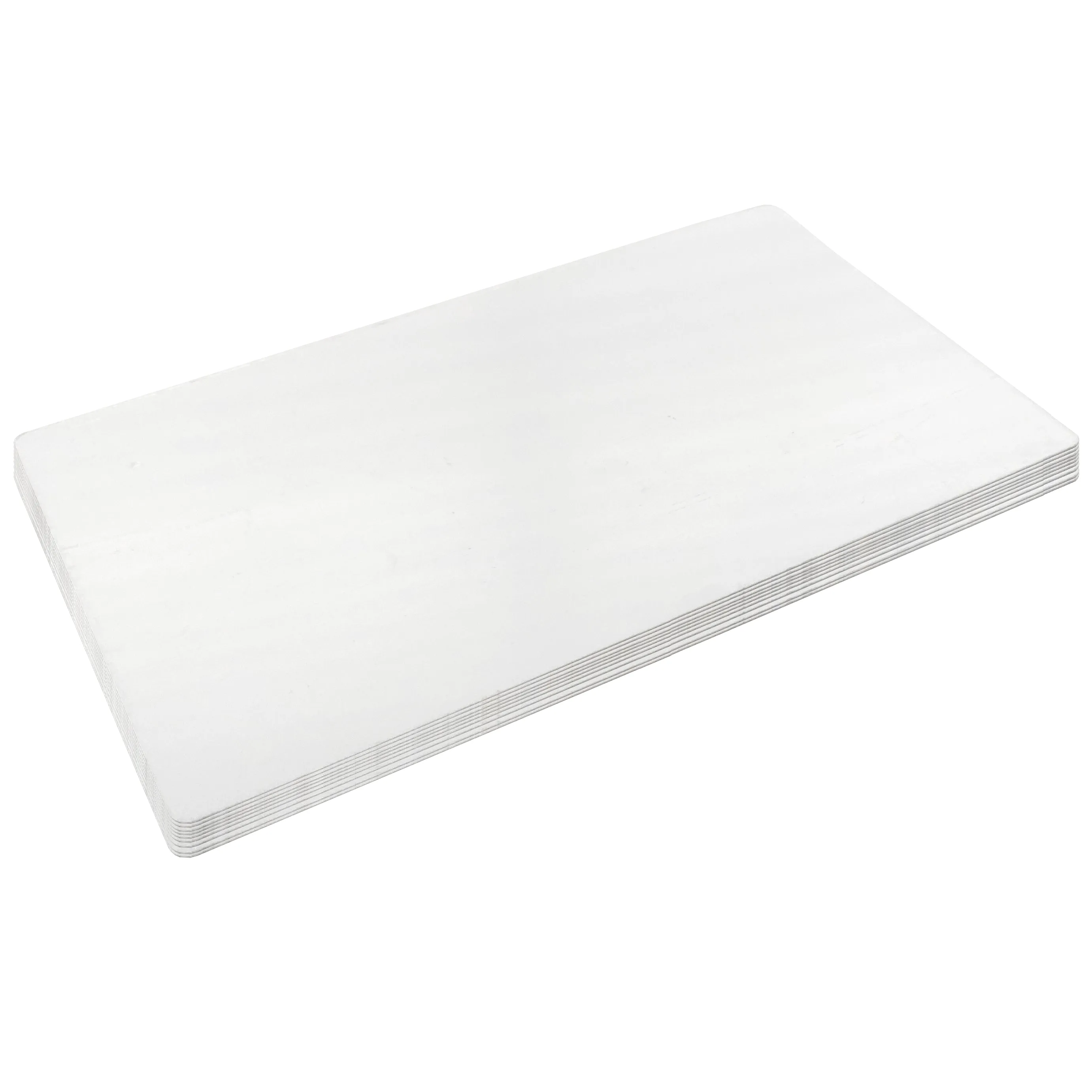 Metal Sheets - 10 x Aluminium Sheets Glossy with Rounded Corners - 17.8cm x 11cm
