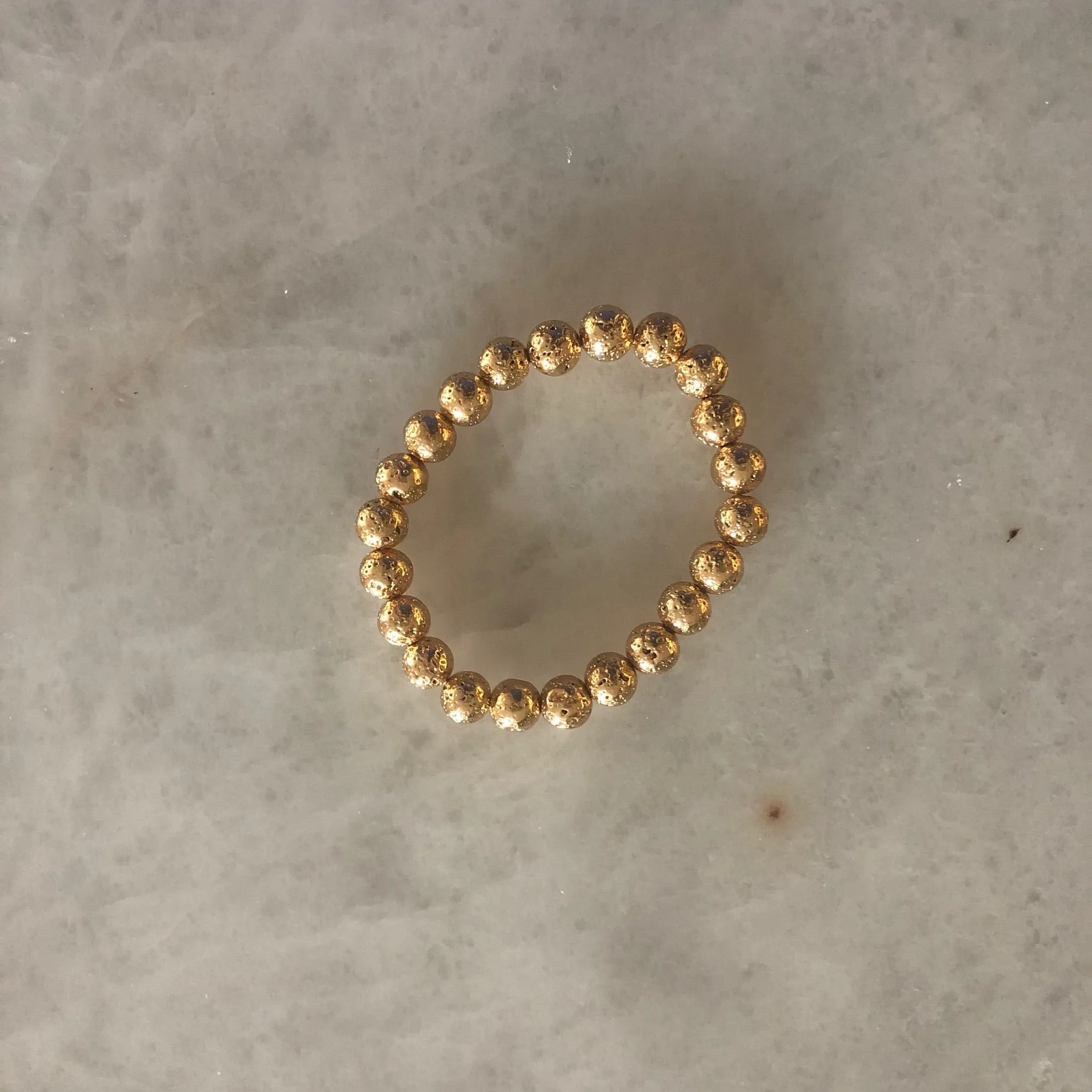 Metallic Lava Bracelets