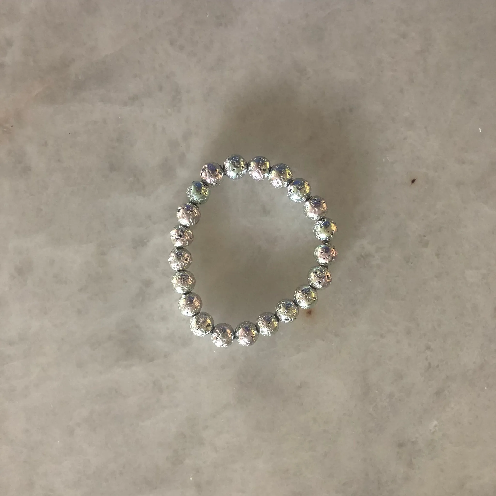 Metallic Lava Bracelets