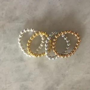 Metallic Lava Bracelets