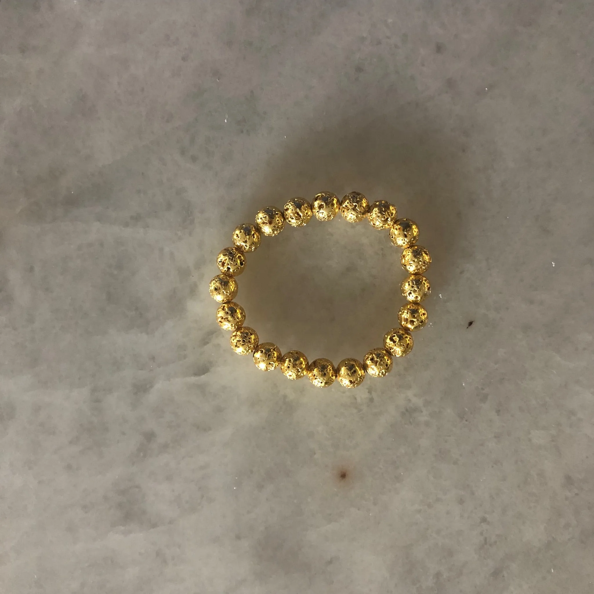 Metallic Lava Bracelets