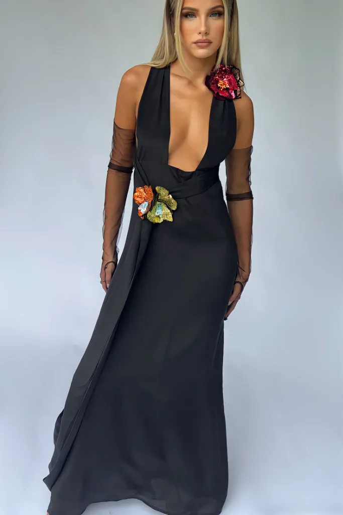 MULTIWAY NATALIA GOWN - NIGHT NYMPH SILK