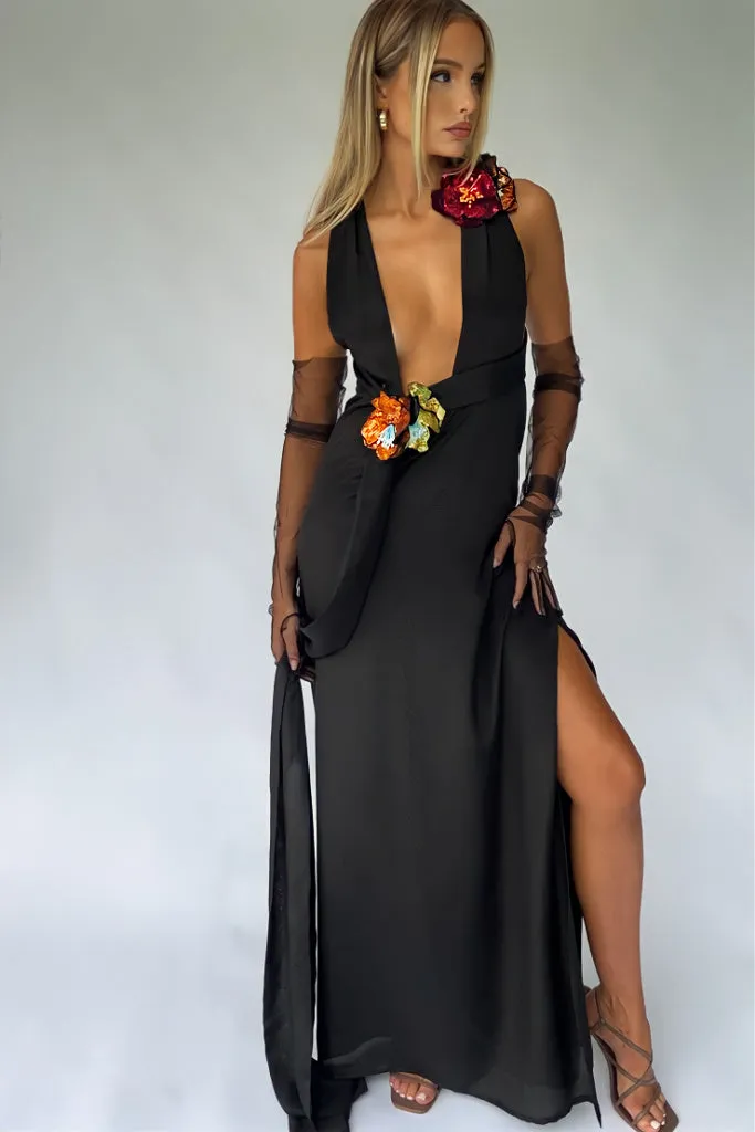 MULTIWAY NATALIA GOWN - NIGHT NYMPH SILK