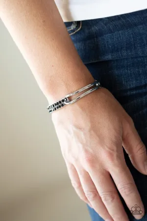 Paparazzi Bracelet ~ Freeze! - Black