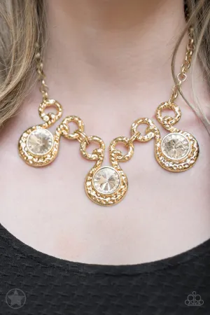Paparazzi Necklace Blockbuster - Hypnotized - Gold
