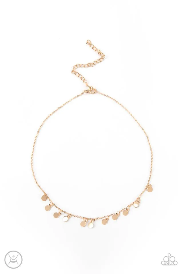 Paparazzi Necklace ~ Ready, Set, DISCO! - Gold