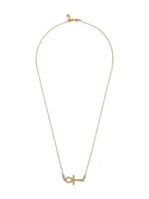 Petit Gold Ankh Necklace