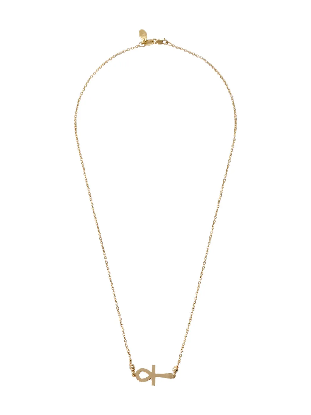 Petit Gold Ankh Necklace