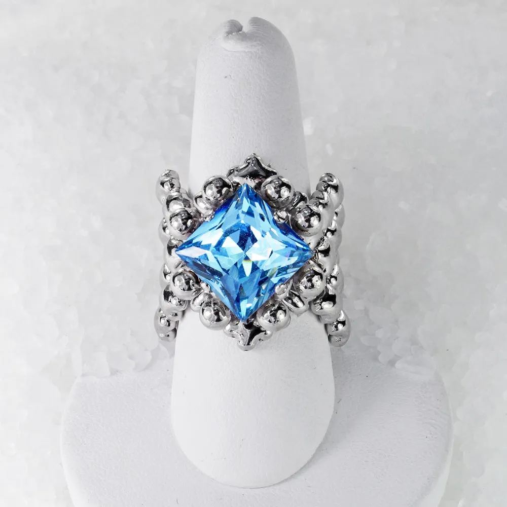 SG Liquid Metal ICR3-N Ice Collection (Chrome Finish) Ring by Sergio Gutierrez