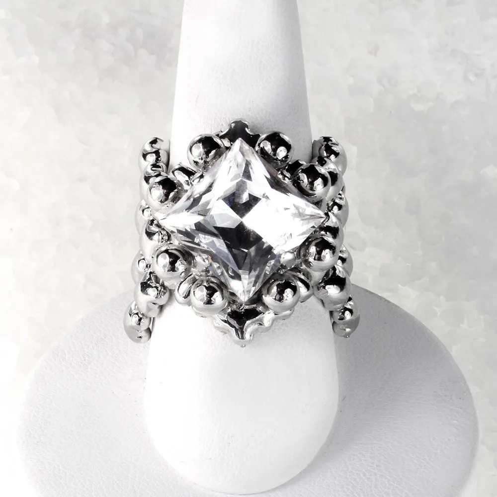 SG Liquid Metal ICR3-N Ice Collection (Chrome Finish) Ring by Sergio Gutierrez