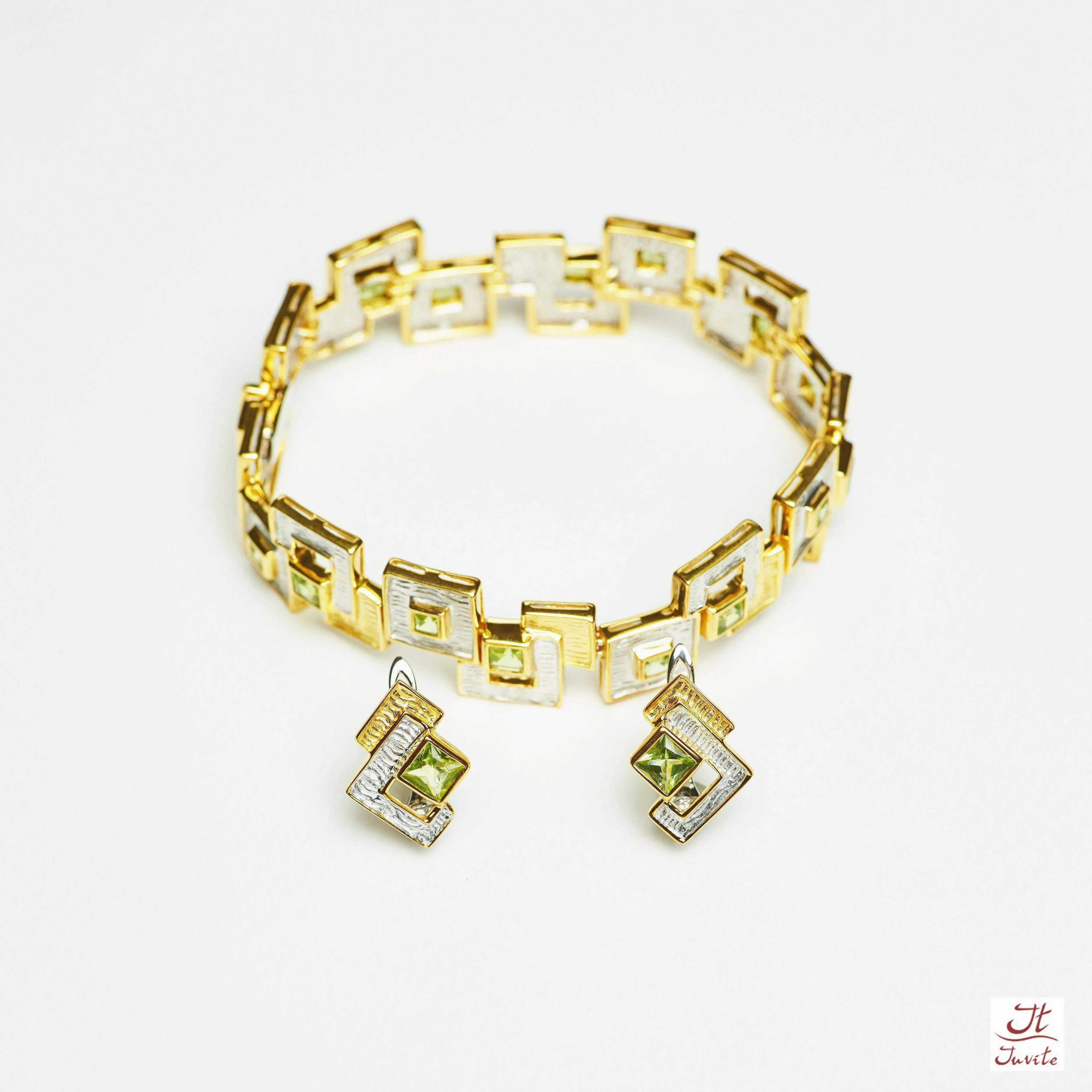 Shatter Square Sterling Silver Bracelet