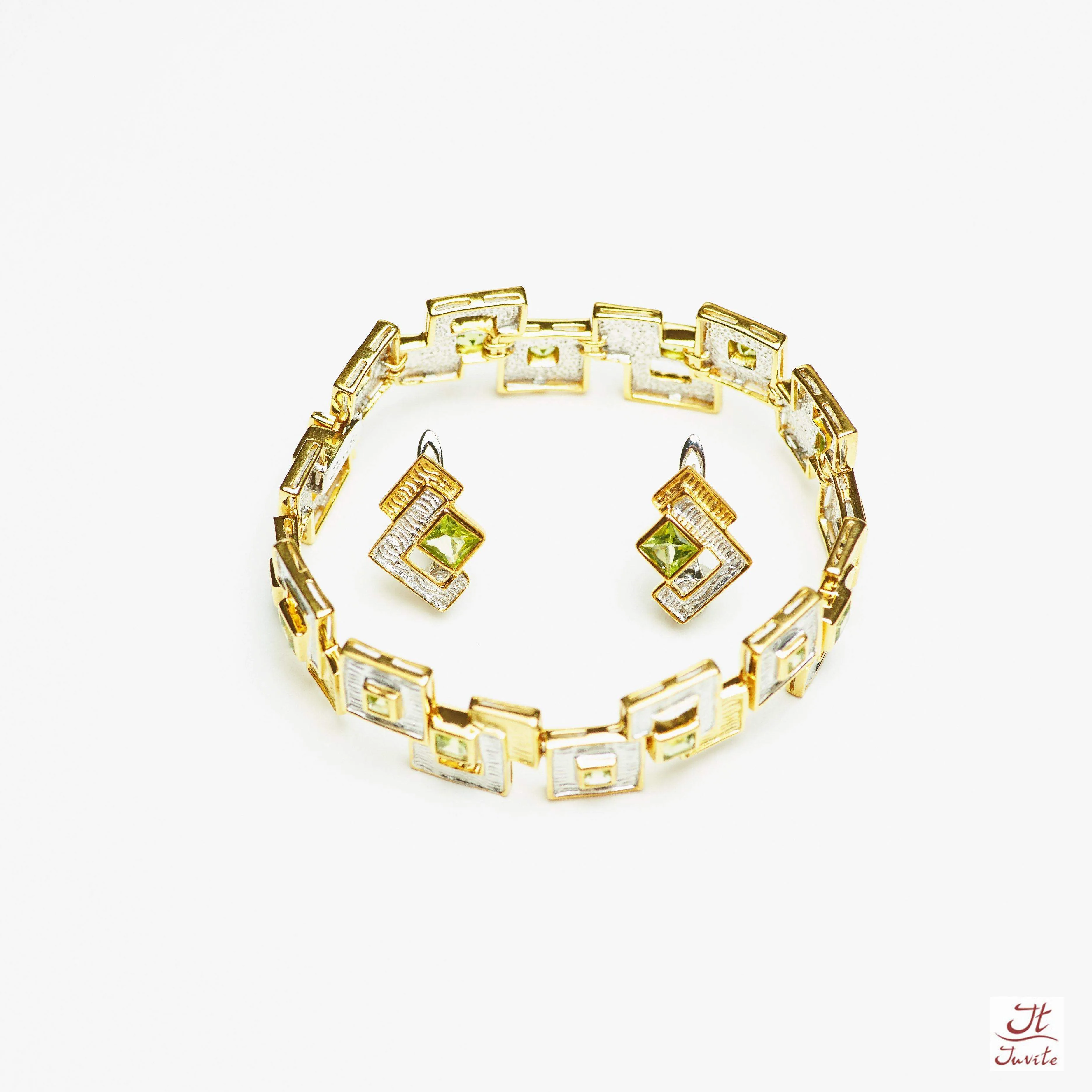 Shatter Square Sterling Silver Bracelet