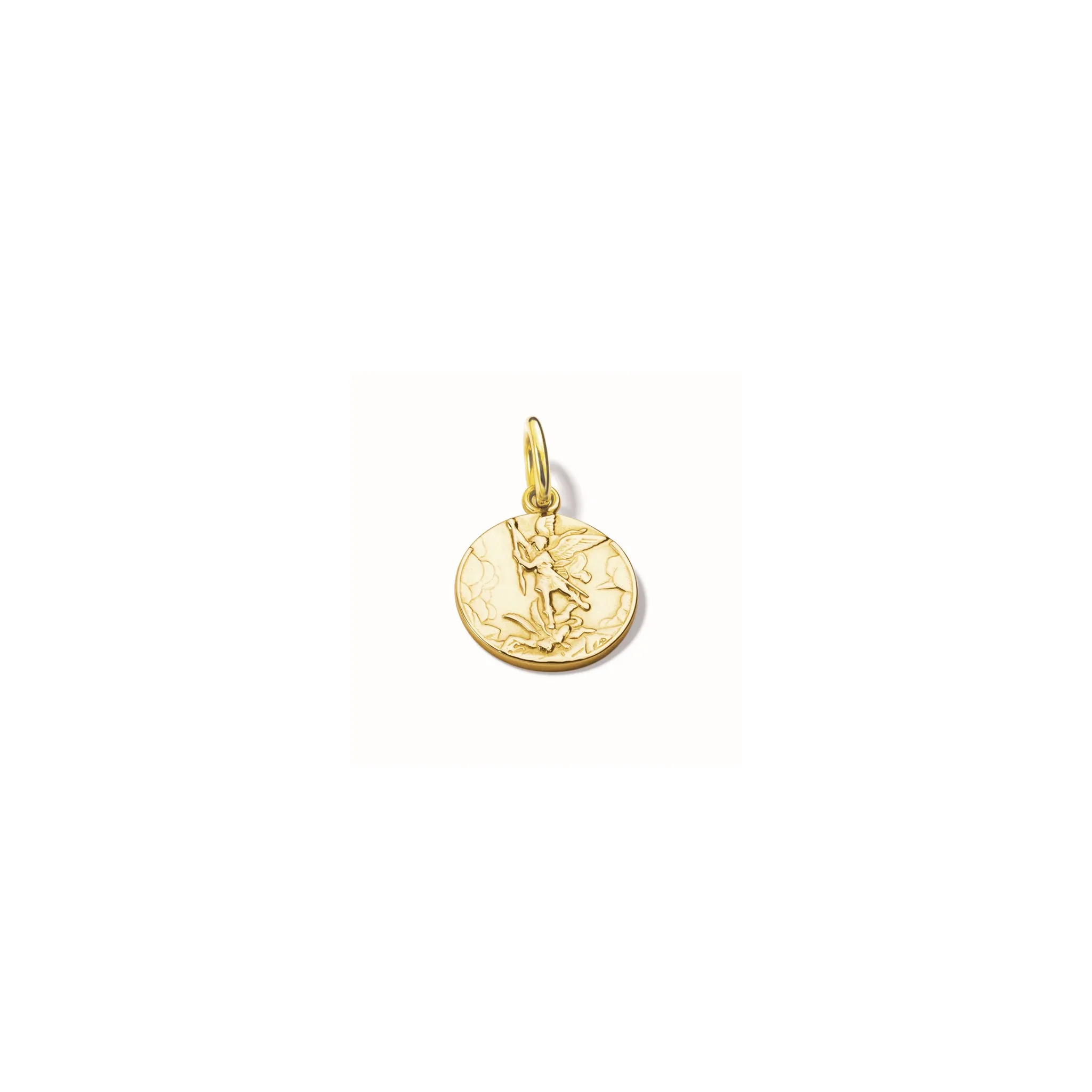 St Michael Necklace Pendant Yellow Gold